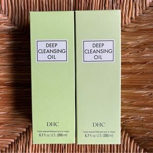 x2 NEW DHC Deep Cleansing Oil Cleanser Makeup Removal Olive Rosemary Leaf 6.7 oz